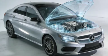 Замена ремня и роликов Mercedes